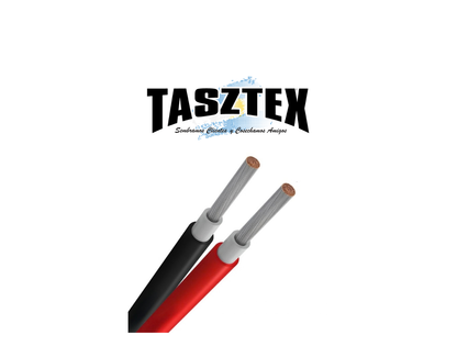 Cable solar, rojo, 1 x 6 mm2, cobre estañado, 90C - UV. Marca Conducom.