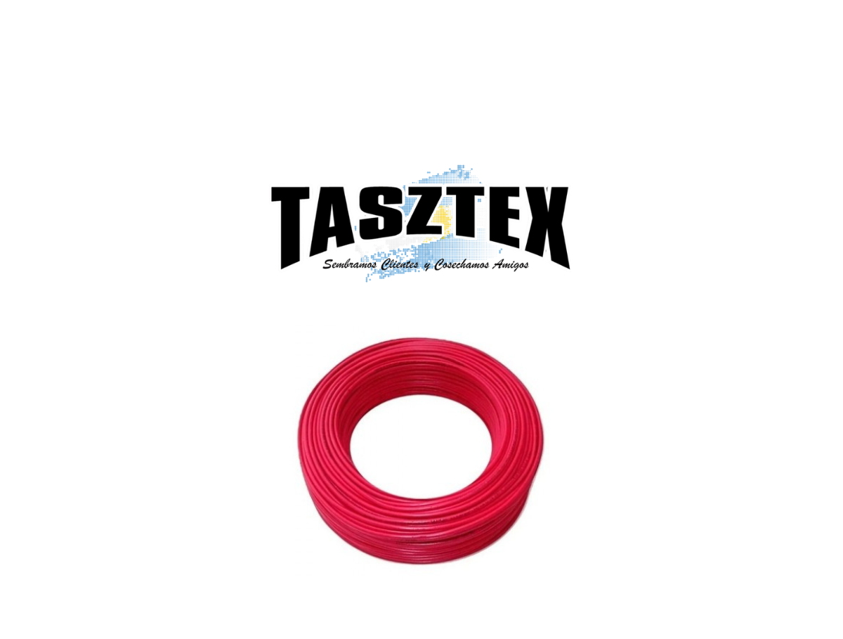 Cable unipolar Rojo 10mm2. Marca Conducom.