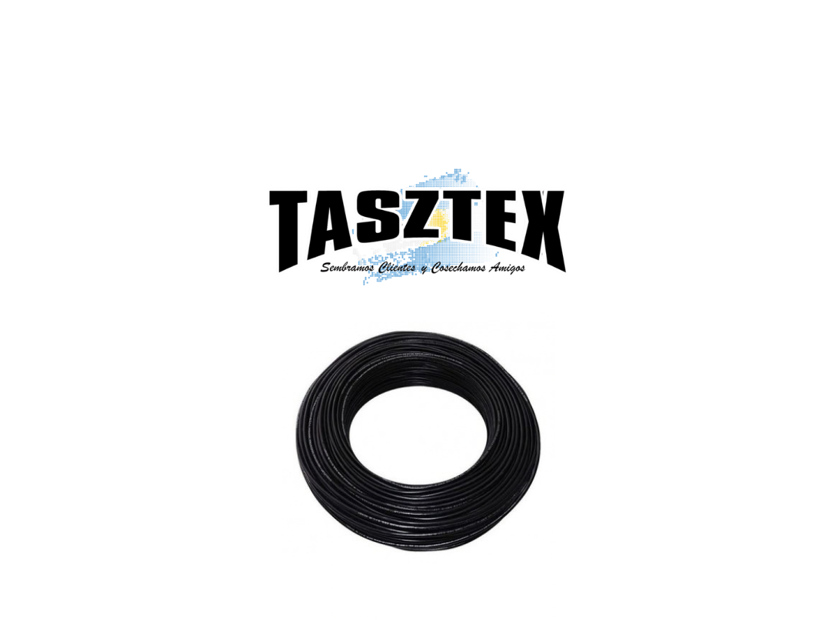 Cable unipolar Negro 10mm2. Marca Conducom.