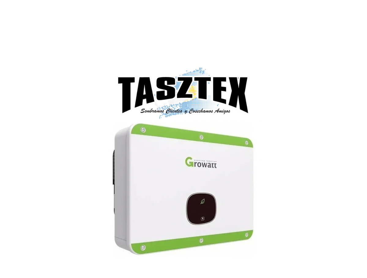 Inversor ON-GRID Trifásico 40000W/44400VA, Growatt MID40KTL3-X2, PV: 4 MPPT/2 Ent, Max: 60000W/1100V/32A. Teclado Táctil de configuración.