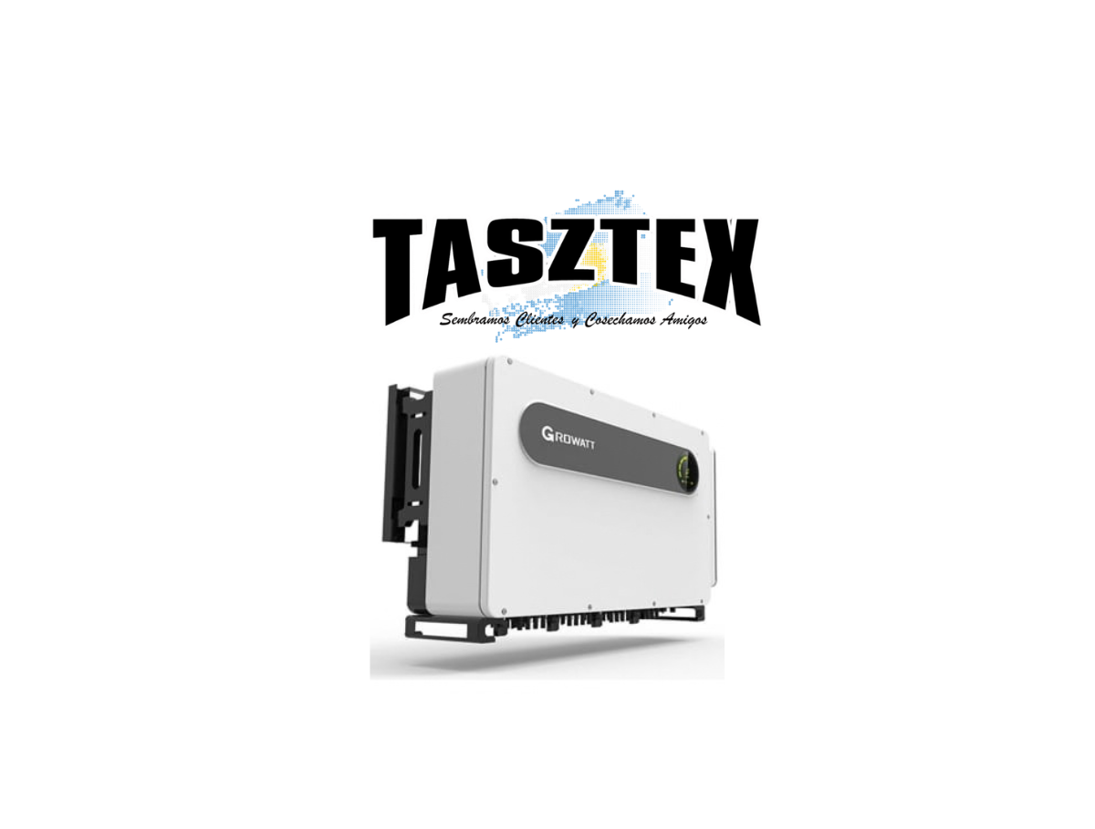 Inversor ON-GRID Trifásico 80000W/88000VA, Growatt MAX80KTL3 LV, PV: 7 MPPT/2 Ent, Max: 120000W/600V/26A. Teclado Táctil de configuración.