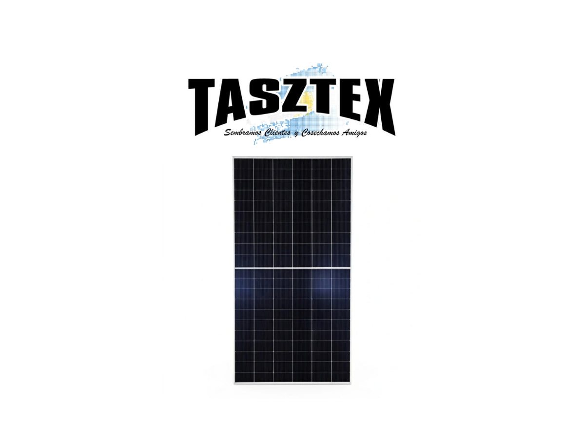 Panel Solar HAITAI, Monocristalino, media celda, Anti LID, Bifacial, HTM575DMH5-72NT BIFACIAL 575W. Pallet 36 unidades