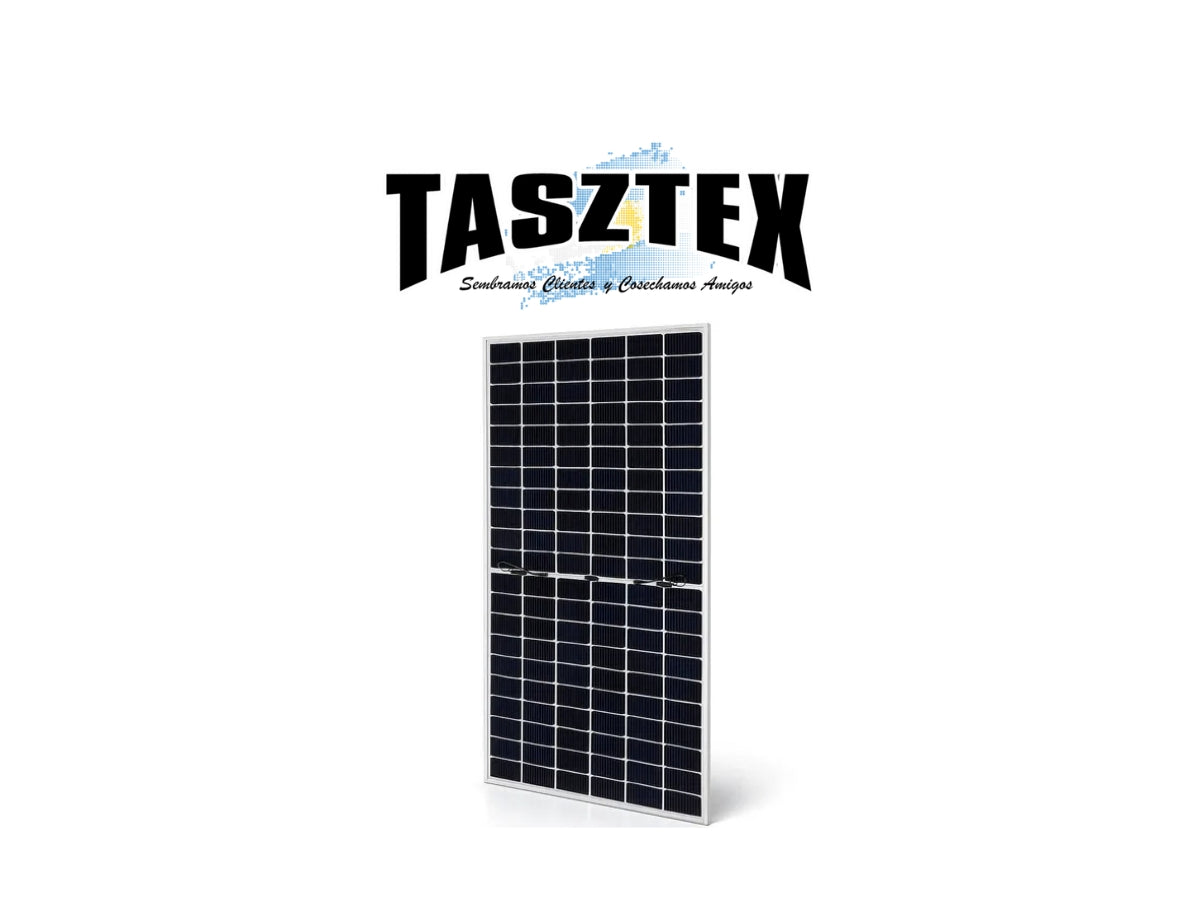 Panel Solar HAITAI, Monocristalino, media celda, Anti LID, Bifacial, HTM440DMH5-54NT 440W. Pallet 36 unidades